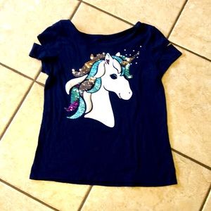 Girls unicorn top